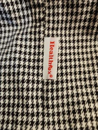 Girls dress size 3T by Healthtex/cotton polyester/sleeveless,black-white check - Picture 3 of 3