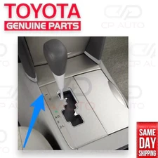 07 - 11 TOYOTA CAMRY SHIFTER LOCK RELEASE BUTTON COVER SILVER CAP OEM NEW