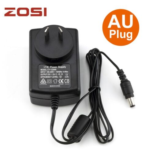 ZOSI DC 12V 2A Power Supply Adapter Charger light for LED Strips for CCTV Camera - Picture 1 of 11