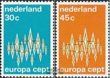 Pays-Bas 987-988 (complète edition) oblitéré 1972 Europe