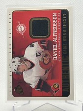 2003 Pacific Quest For The Cup Game Worn Jersey Daniel Alfredsson Senators SP