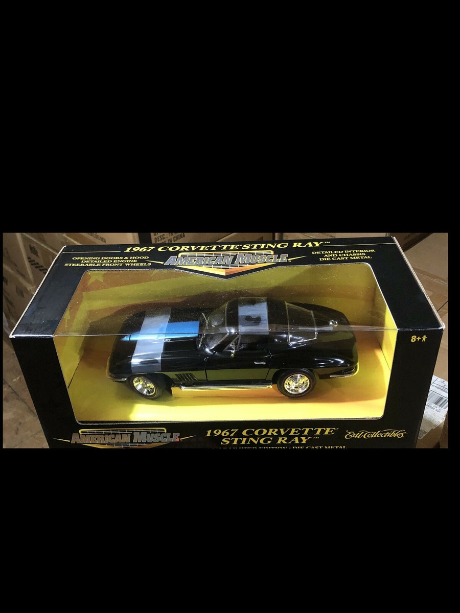 1967 Corvette Stingray L-71 Tuxedo Black 1:18 Ertl American Muscle