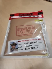 Unsolved Case Files Cold Case Murder Mystery Game BUDDY EDMUNDS