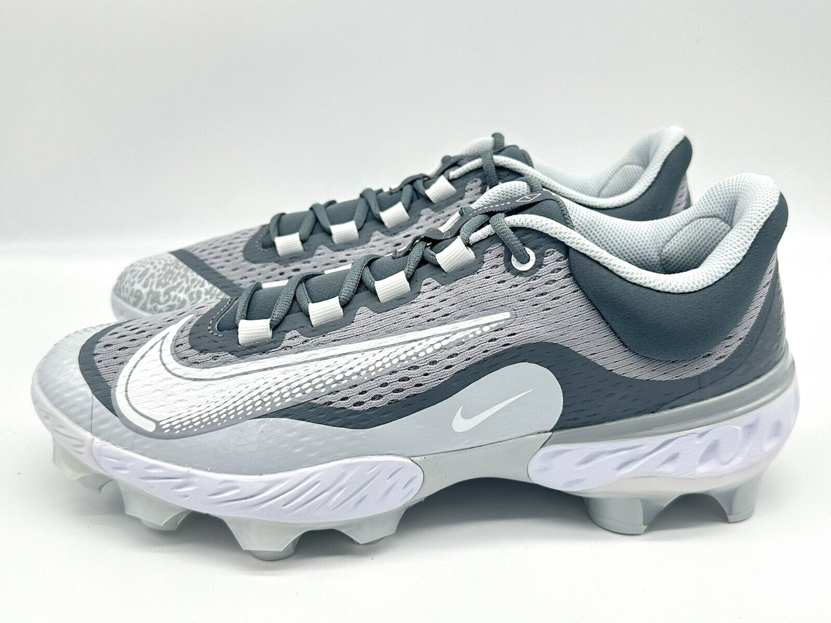 Nike Alpha Huarache Elite 4 Low MCS Men's Size 12 Wolf Grey