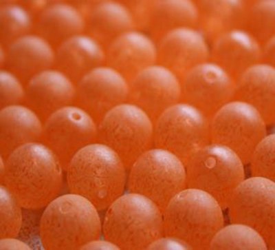 ORANGE CRUSH TRICK EM BEADS TROUT STEELHEAD SALMON U PICK SIZE 6 8 10 or 12 mm