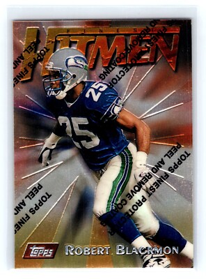 1997 Topps Finest Hitmen W/ Coating #19 Robert Blackmon Seattle