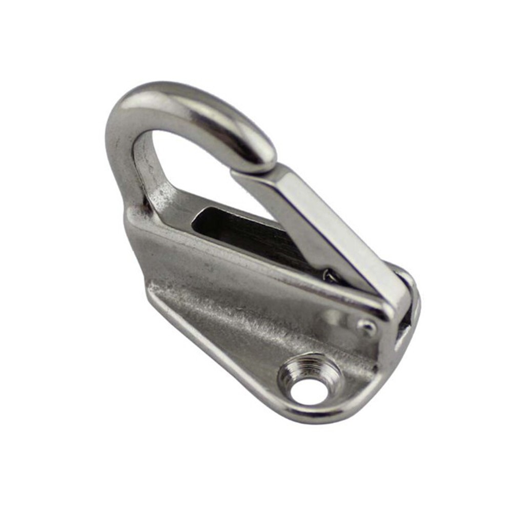 Durable Spring Snap Fending Hook 2Pcs Stainless Steel for Marine Boat