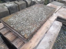 Reclaimed Batch of York Stone / Grinshill Stone Flags Slabs 20yd²