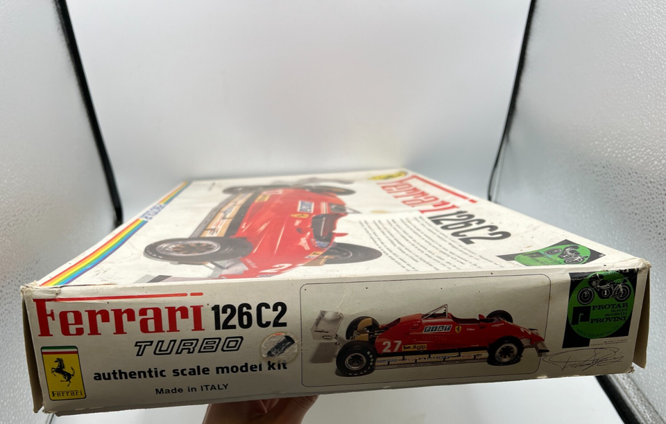 Model Plus 1/12 Ferrari 126/C2 Turbo 1982 – V6 1.5L 580hp, Jamais Déballé, Polistil