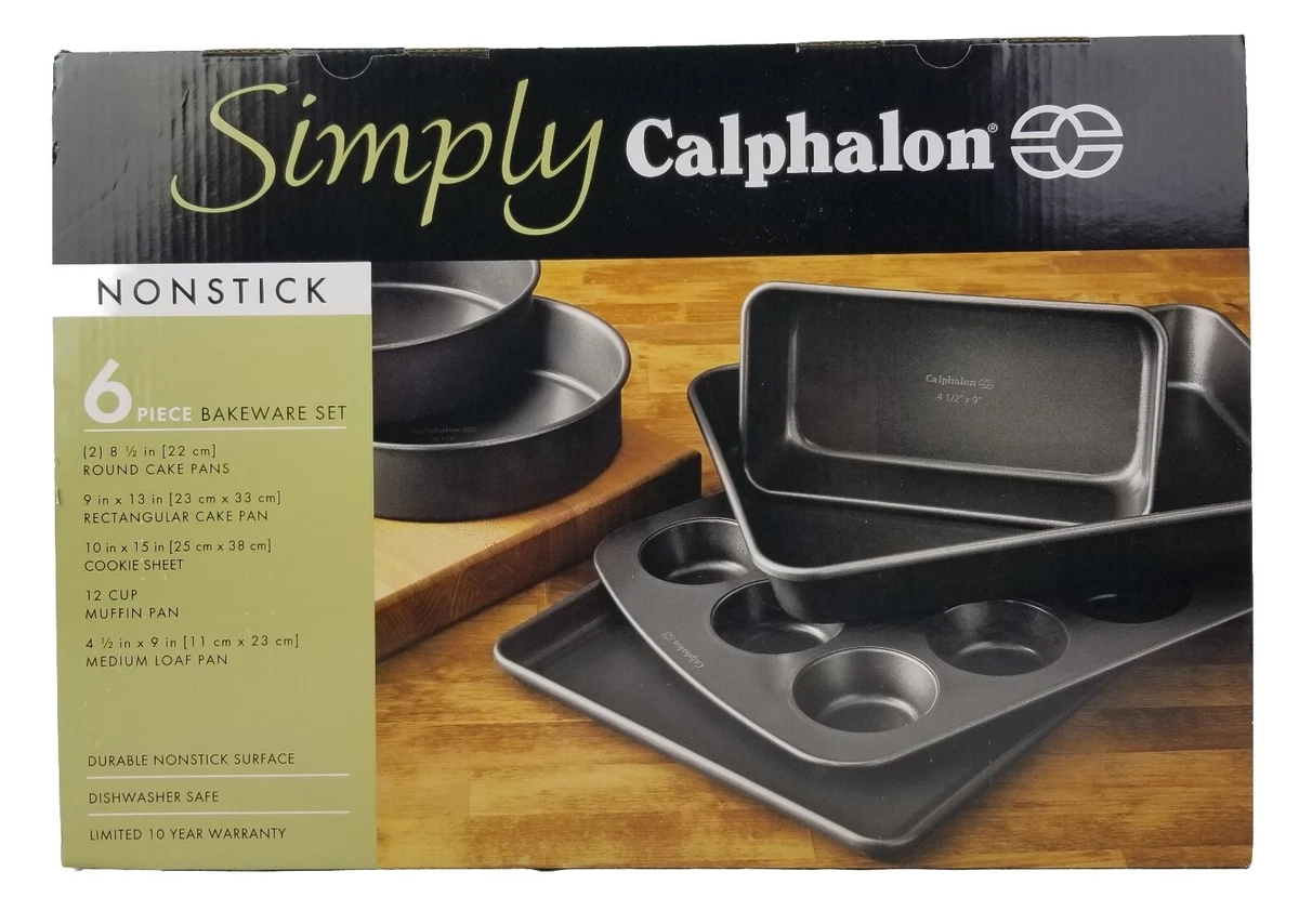 Simply calphalon 6 clearance piece bakeware set