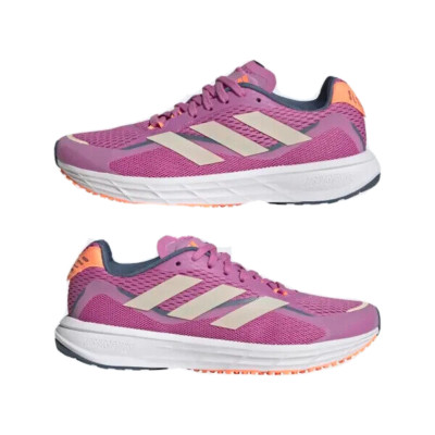 adidas Womens SL20.3 Running Shoes Pulse Lilac/Bliss Orange/Beam Orange 8 $120
