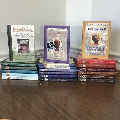 Dear America Lot Of 21 Books My Name is America Scholastic HC Most Brand NEW