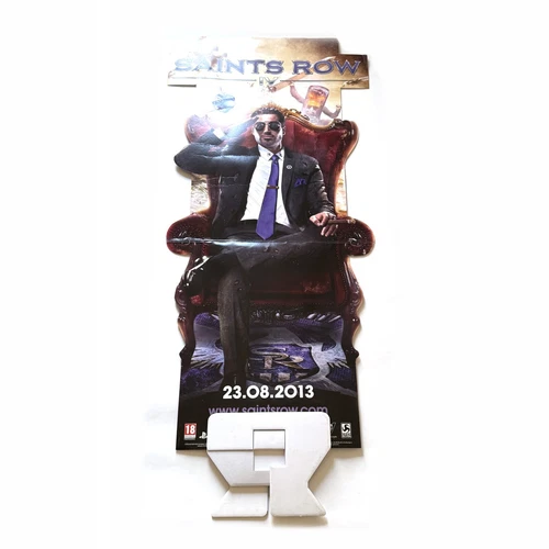 POS Standee Display Saints Row Merch Promo Store POS Advertising 180x70cm RARE