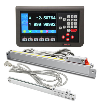 2 Axis DRO Digital Readout Set 5um 2300mm And 300mm Linear Scale Dro for Lathe