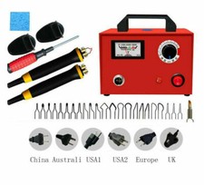 Wood Burning Pen Tool Multifunction Craft Pyrography Machine Burner Set Kit 60W
