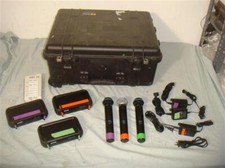 Wireless Microphones 3 Qty Shure Beta 58a Pgdx2 Mics & Pgdx4 Receivers W Case