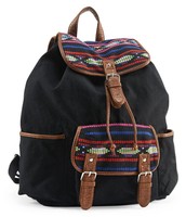 Girls Aeropostale Backpack Rs Camper Bookbag 9543 Black Multi Girls Aeropostale Backpack Rs Camper Bookbag 9543 Black Multi