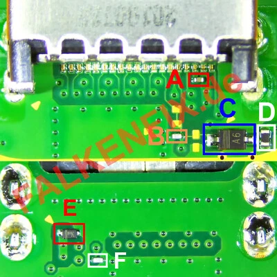 Playstation 5 PS5 HDMI Port Buchse SMD Bauteil Ersatz Kondensator Diode USB FAN