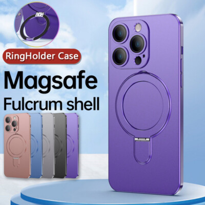 HandyHülle Für iPhone 16 15 14 Pro Max Pro 13 12 MagSafe Ringhalter Case Taschen