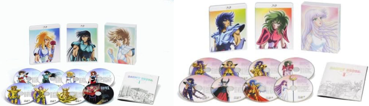 Saint Seiya Blu-ray BOX Ⅰ&ⅡW/ Booklet Full Story Recording From 