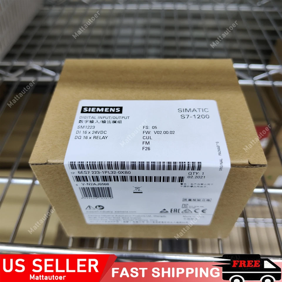 New Siemens 6ES7223-1BL32-0XB0 6ES7 223-1BL32-0XB0 S7-1200, Digital I/O SM 1223 - Image 4 of 4