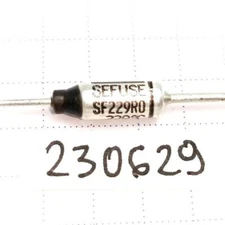 Thermal Fuse 229C 15A 250V NEC SCHOTT SEFUSE SF229R0 TCO Axial x2pcs
