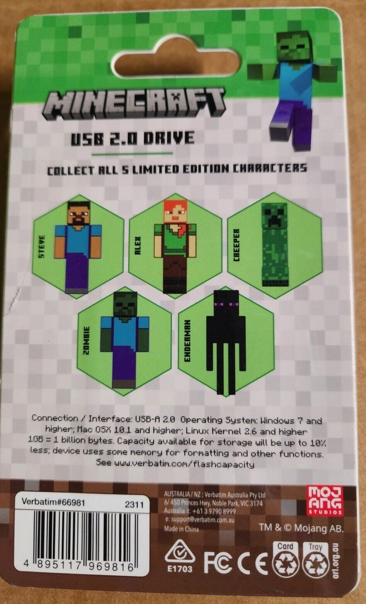 マインクラフト　Minecraft 限定　USB 32GB メモリー マインクラフト Minecraft 限定 USB 32GB メモリー