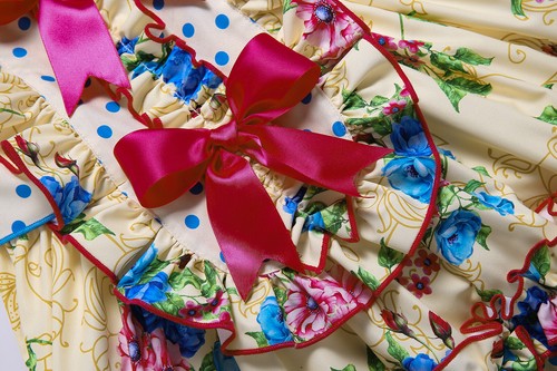 Girls Summer Dresses Size 2 3 4 5 6 8 10 11-12 Spanish Ruffled Flower Dresses - Picture 7 of 12