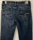 AMERICAN EAGLE Women's  Artist Stretch Crop Length Jeans Dark Wash NAVY Size 4 — photo 3