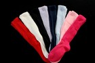 2  Navy Blue SLOUCH  Knee SOCKS Women Hooters uniform  Warm USA Soccer Run Hike — photo 6