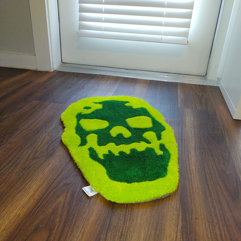 Custom Tuft Rug Slime Green Skull Skeleton DC Marvel Anime Creature ...