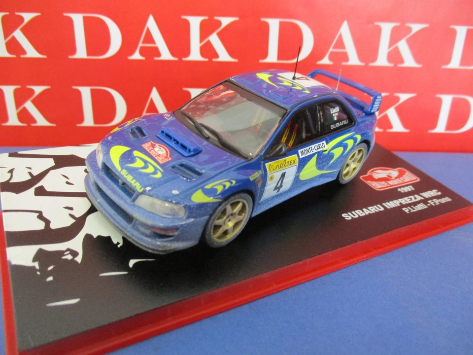 Die cast 1/43 Modellino Auto Subaru Impreza WRC Rally Monte Carlo 1997 P. Liatti - Immagine 2 di 4