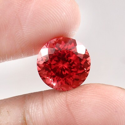 10x10 MM - Natürlich Makellos Ceylon Padparadscha Saphir Lose Rund Edelstein