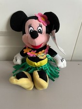 NWT Disney Store BEANIE BEAN BAG PLUSH MINNIE MOUSE HULA