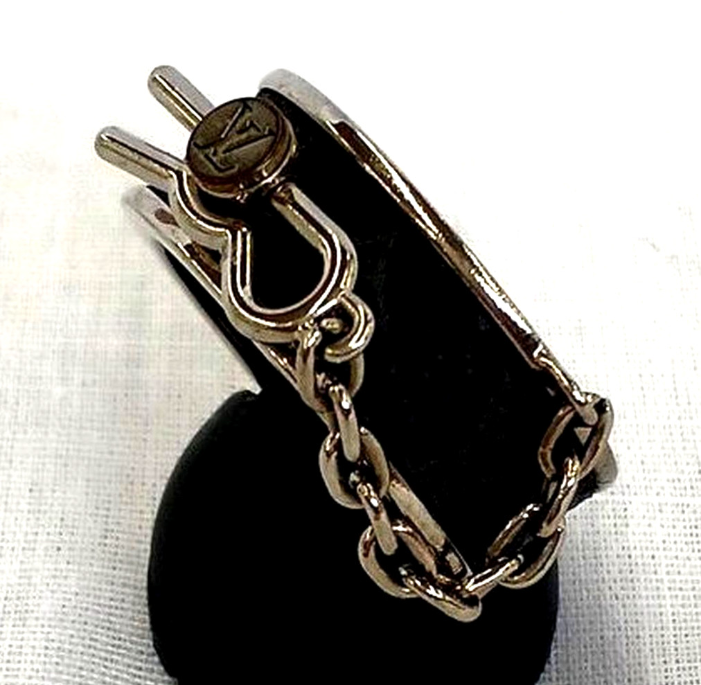 Authentic LOUIS VUITTON Monogram Eclipse Berg Pin… - image 3