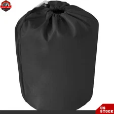 High Quality Boat Cover 600D Marine Grade Waterproof 17-19' For V-Hull Black