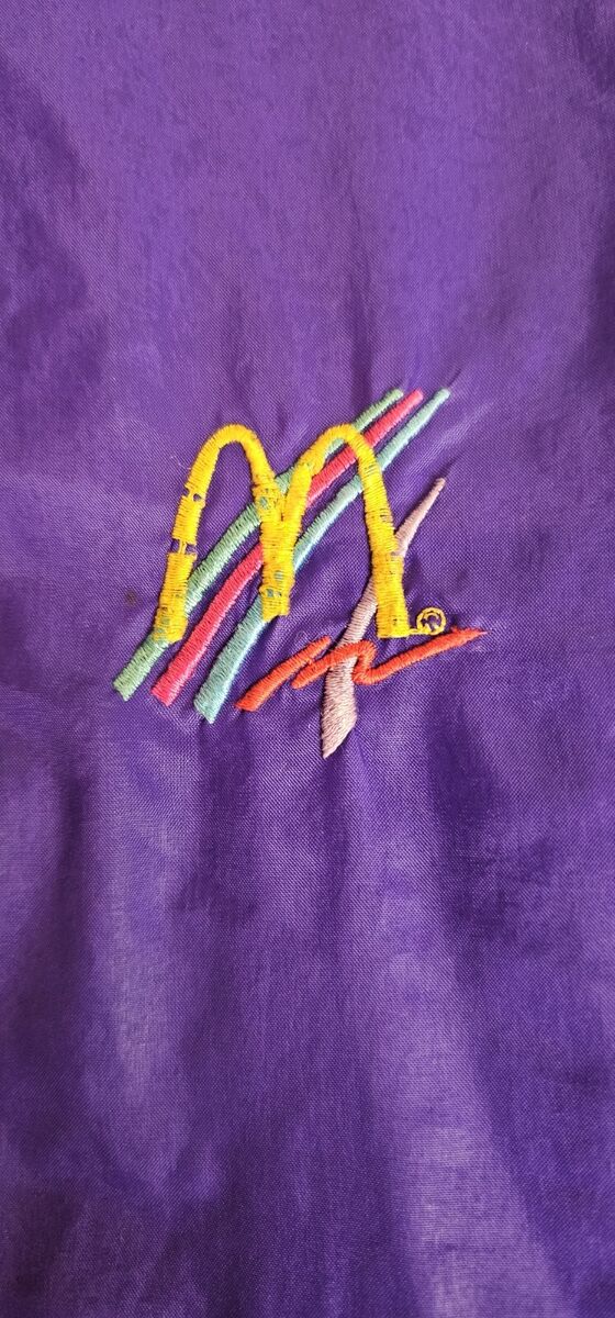 90's Vintage McDonald's Color Block Windbreaker Jacket Mens 90's Vintage McDonald's Color Block Windbreaker Jacket Mens