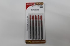 Diablo 4 in 10 TPI Bi-Metal T-Shank Jig Saw Blades Reverse Cuts in Wood (5-Pack)