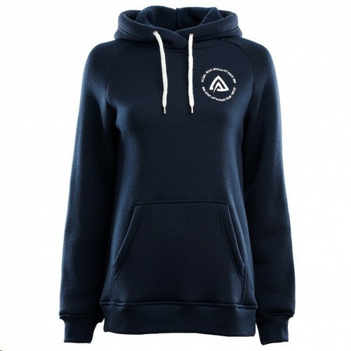 Aclima Womens Fleecewool Hoodie Navy Blazer Medium