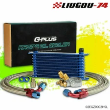 Fit For 10 Row AN10 Engine Oil Cooler Thermostat Adaptor Kit For Car/Truck New