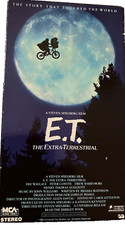 "E.T." The Extra Terrestrial VHS RARE Black Green Tape - 1982
