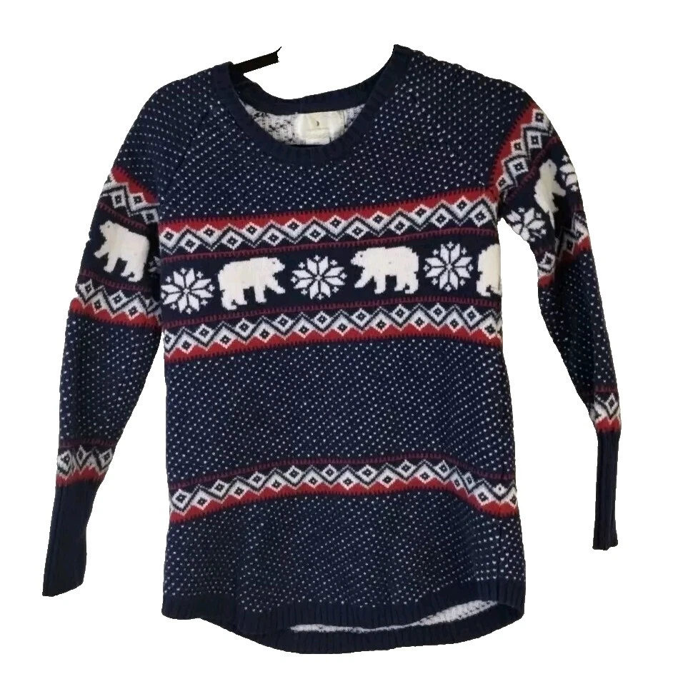 Suéteres de lana de Navidad Estampado de Animales para Mujer