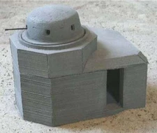 MGM 070-027 1/72 Resin WWII German 2cm Flak in Tank Turret Style 261 Bunker