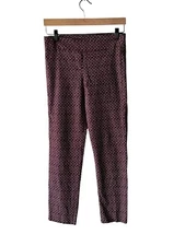 Erica Taylor for Stitch Fix Size S Burgundy Dot Print Stretch Leggings