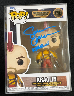 Sean Gunn Signed Guardians Of The Galaxy Kraglin Funko Pop Figure