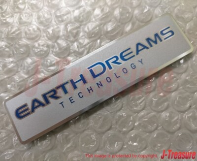 HONDA Original Motorkopf ''EARTH DREAMS'' Emblem Badge Ornament 17125-R9G-000 OEM