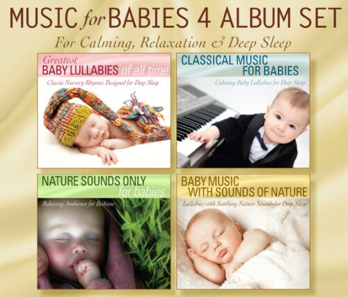 Children Nursery Rhymes and Lullabies 4 CDS: Bedtime Instrumental Lullaby Music - Picture 1 of 1