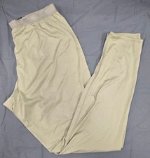 US Military Mens Polartec Silkweight Drawers Pants Tan Base Layer Thermal LR