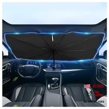 Car Windshield Sun Shade,Foldable Car Shade Umbrella for Regular Straight