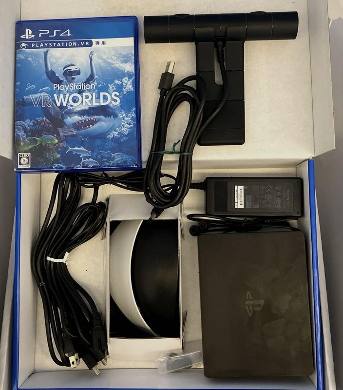 Sony PlayStation VR PS4 Virtual Reality Headset PSVR Used CUHJ-16006
